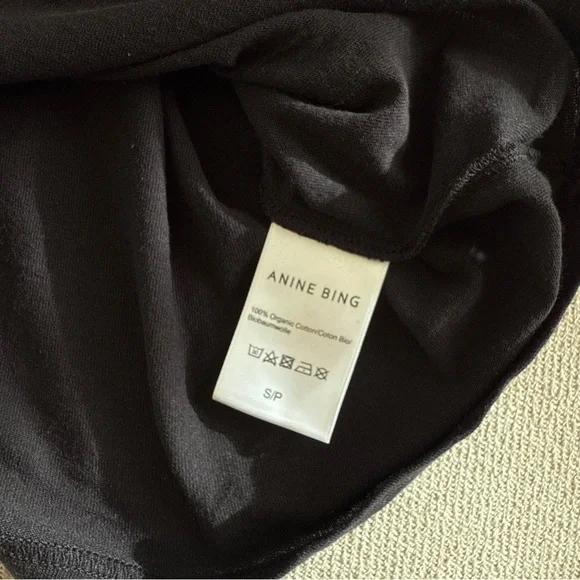 Anine Bing Black Sleeveless Women's Top - Picture 6 of 6